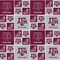 Licensed NCAA Texas A&M Block TAM-020 Cotton Fabric by the Yard